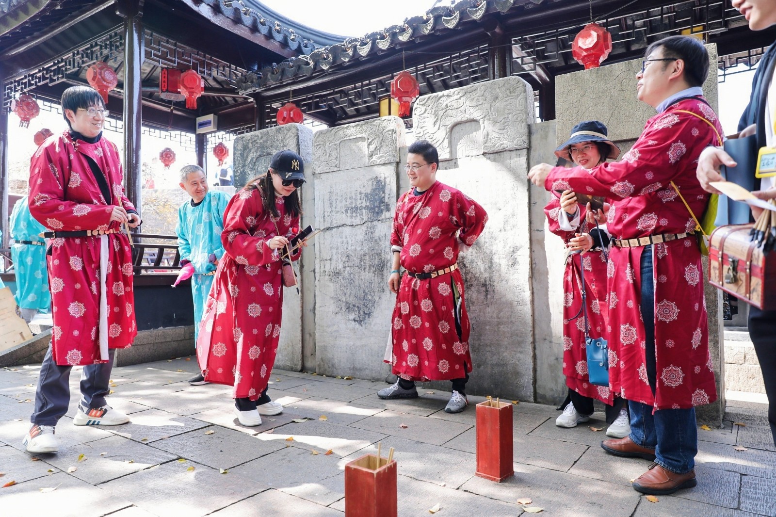 说明这套定向玩法不绑定某一个网红古镇｜陀螺团建活动实拍（图2）